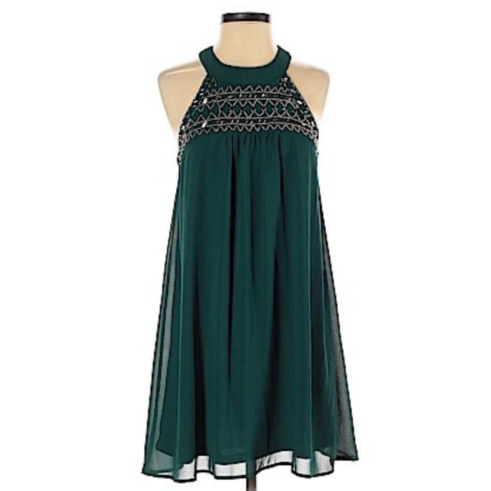 Francesca's Turquoise cocktail dress size M